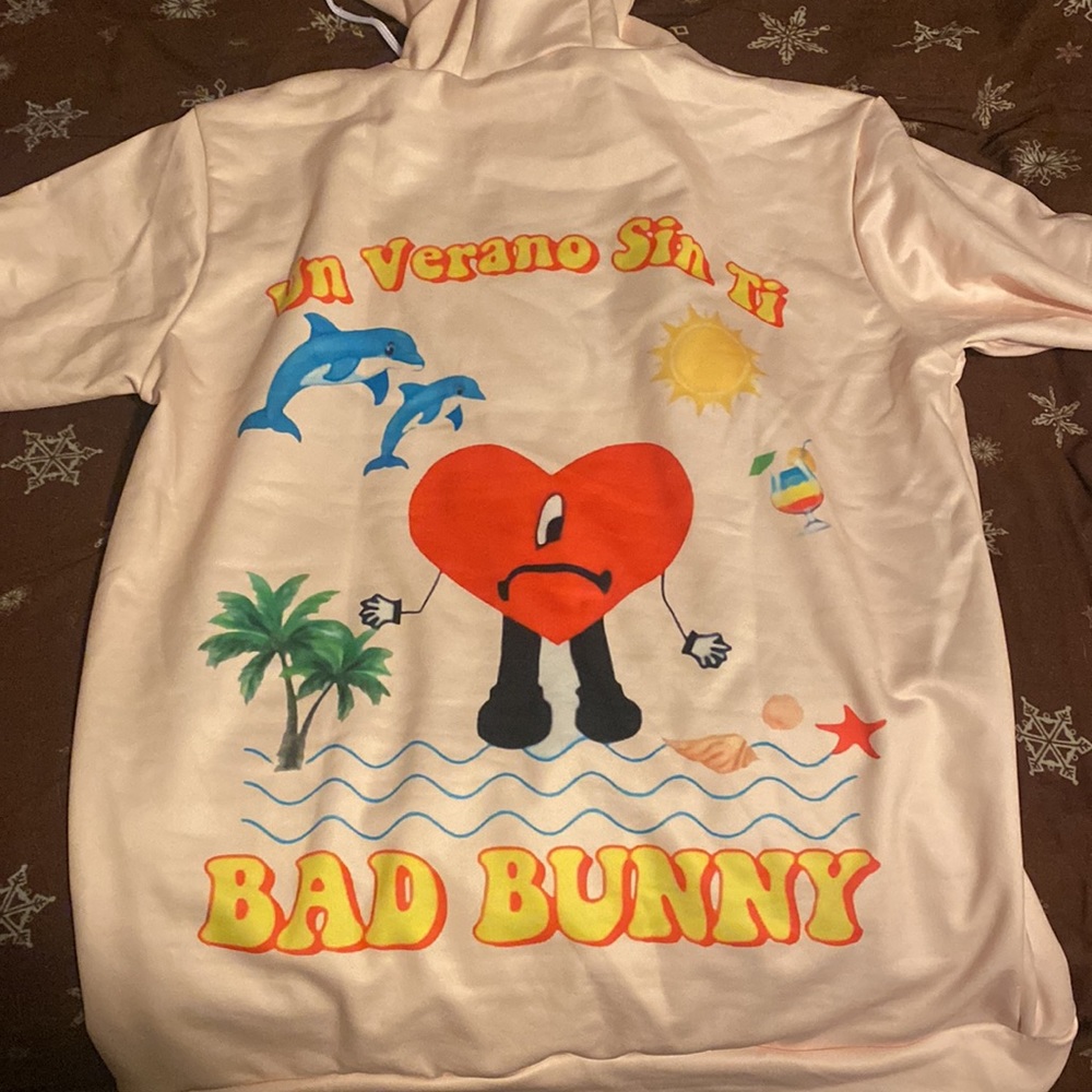 Bad bunny Hoodie (From tour concert in yankee stadium) Merchandise - Picture 2 of 3